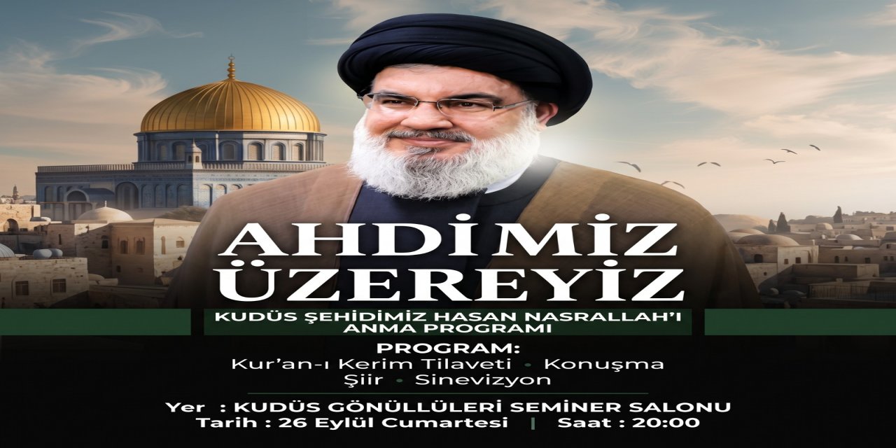 Hasan Nasrallah için İstanbul’da anma programı