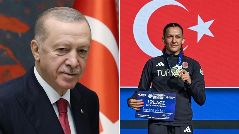 Erdoğan’dan Hatice Akbaş’a Avrupa şampiyonu tebriği