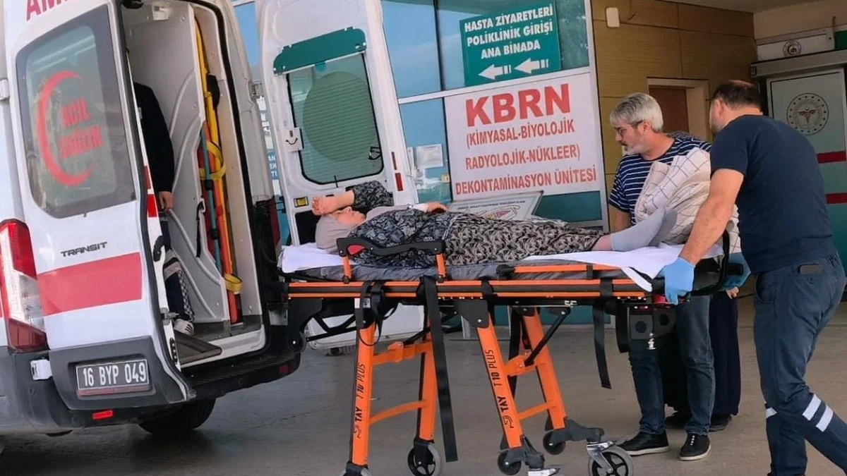 Bursa’da sobadan sızan gazdan zehirlenen çift hastanede