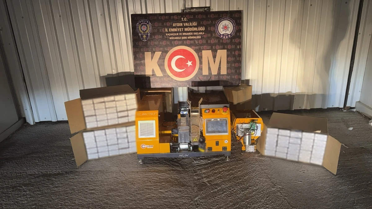 Aydın’da kaçakçılık operasyonu: 5 adrese baskın