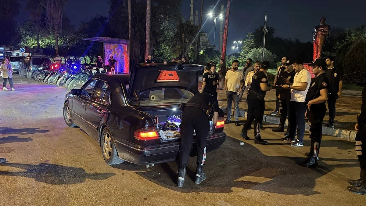 Adana’da helikopter destekli huzur ve güven uygulaması