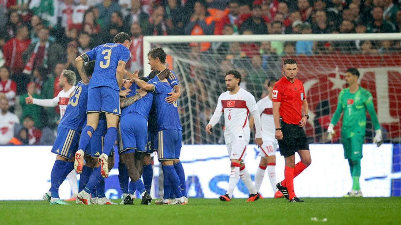 A Milli Takım, İtalya karşısında 4-1’lik yenilgi aldı