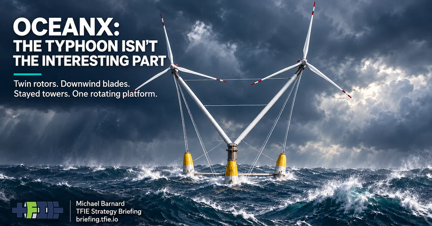 OceanX, yüzer rüzgâr enerjisinde ilgiyi artırdı