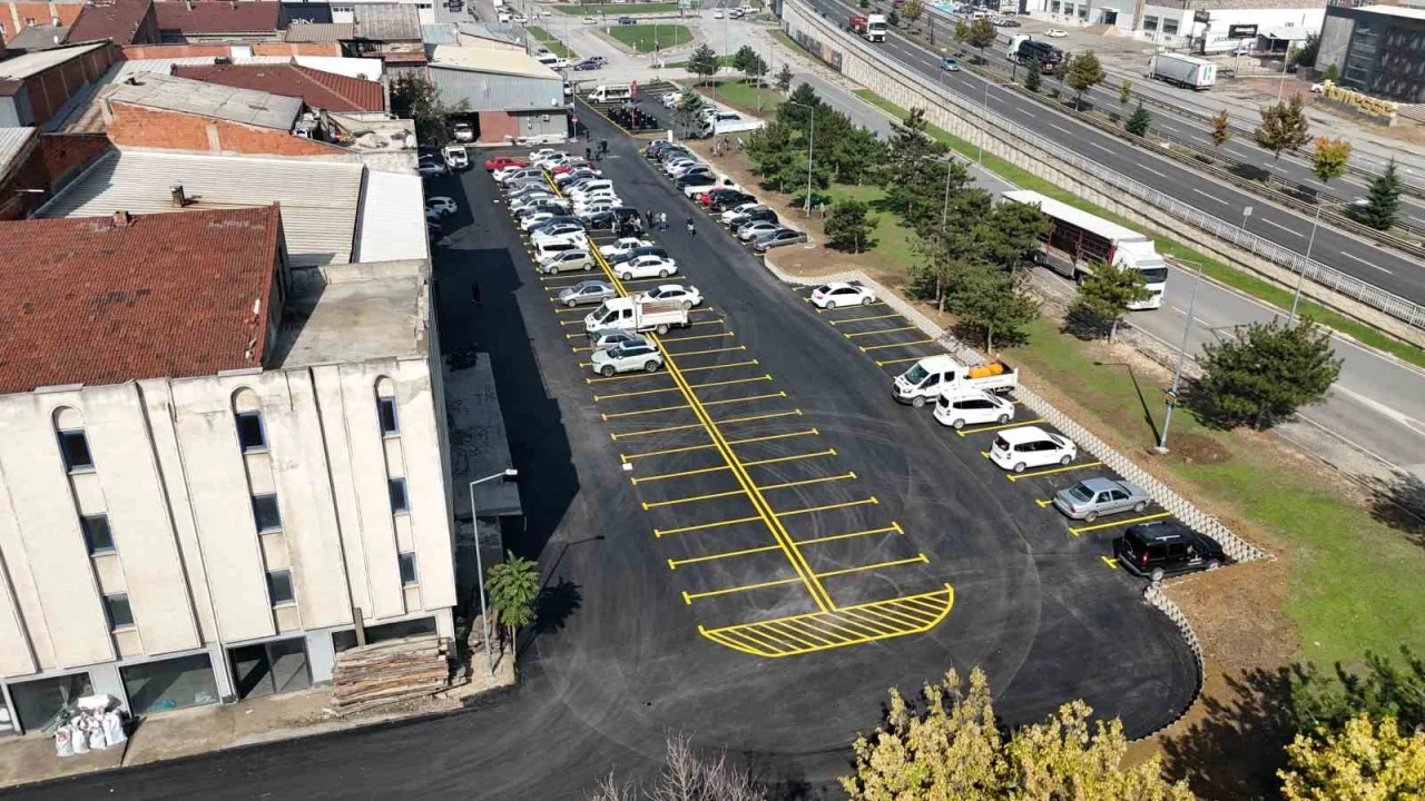 İnegöl Mobilya Otoparkı 165 Araçlık Kapasiteyle Açıldı
