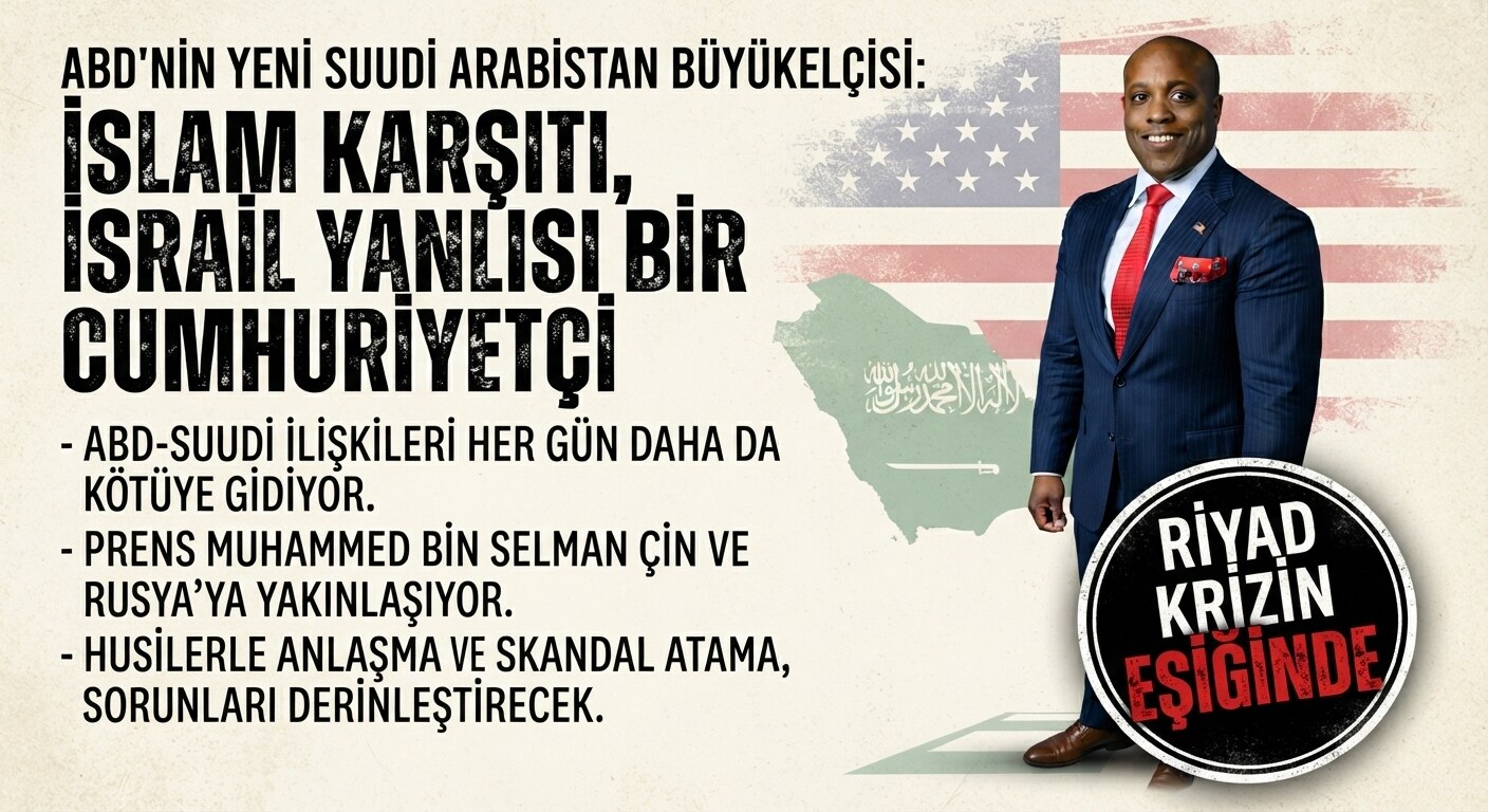 ABD, Riyad’a İsrail yanlısı Wesley Hunt’ı aday gösterdi