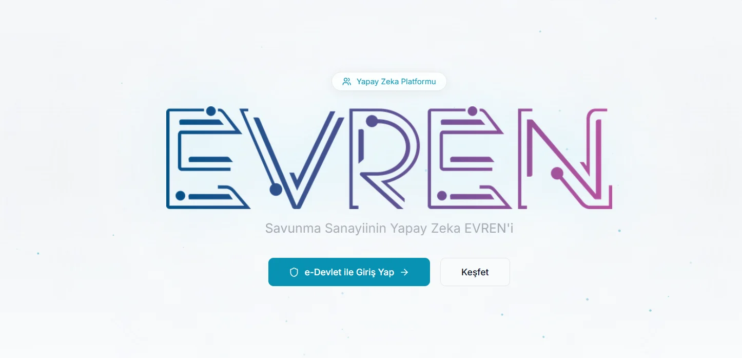 Millî yapay zekâ platformu EVREN kullanıma açıldı