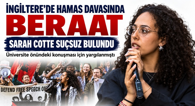 İngiltere’de Sarah Cotte, Hamas davasında beraat etti