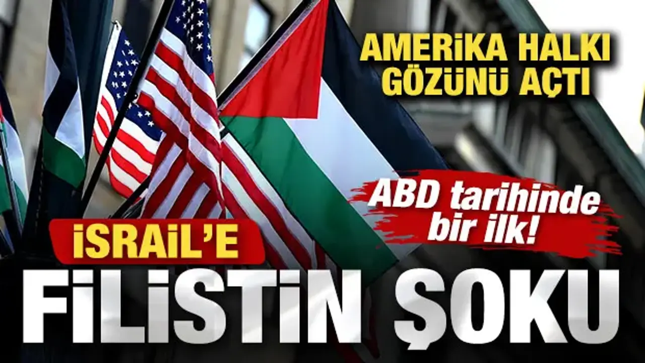 ABD’de Filistin sempatisi İsrail’i ilk kez geride bıraktı