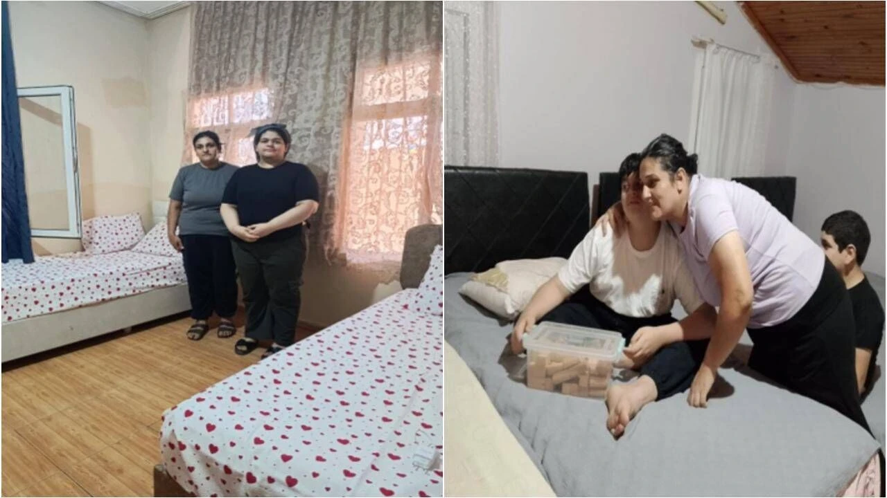 Adana’da çöp evde yaşayan aile yeni yuvasına kavuştu
