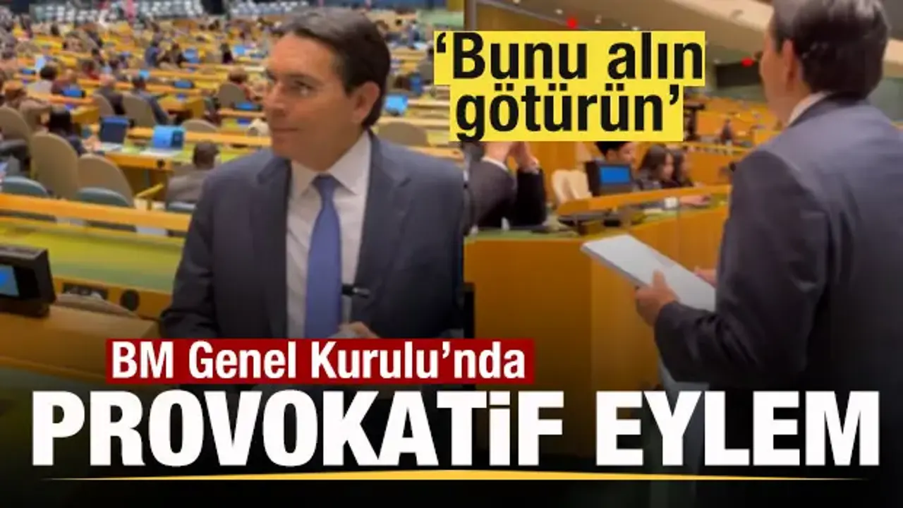 BM Genel Kurulu’nda provokatif eylem gündem oldu