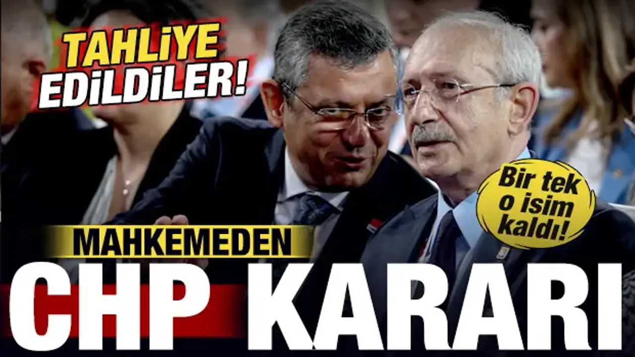 CHP Kurultay Davasında Son Gelişme: 8 Kişi Tahliye Edildi