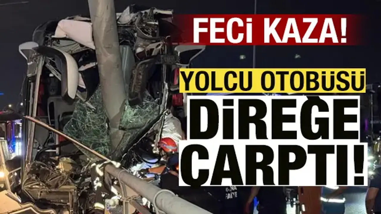 Adana’da yolcu otobüsü kazası: 11 kişi yaralandı