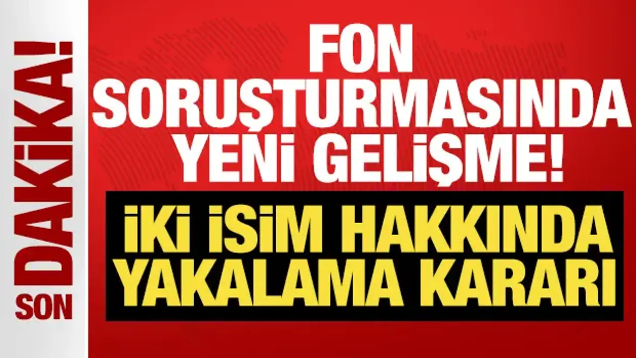 Fon soruşturması: Erdin Özel hakkında yakalama kararı