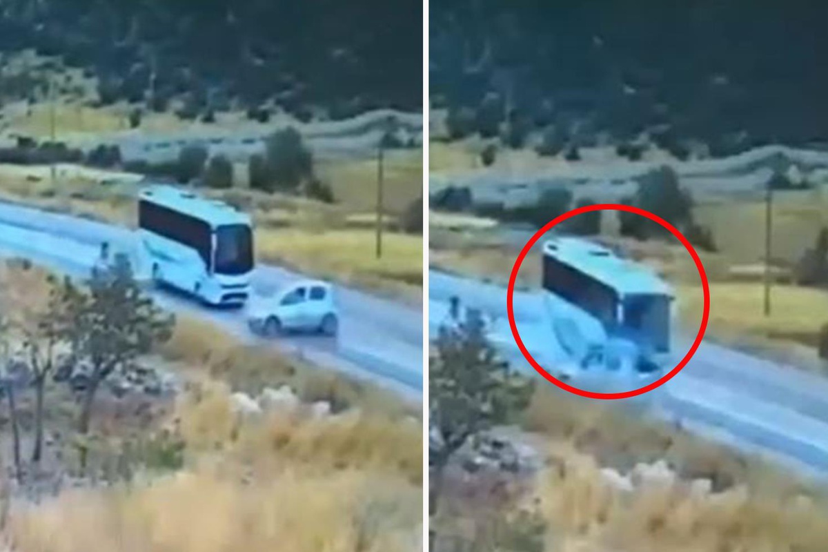 Gaziantep kaza: 7 kişinin öldüğü anlar kamerada