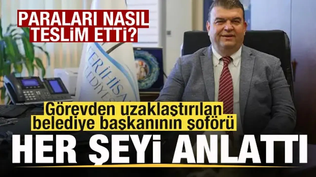 Seferihisar rüşvet soruşturmasında şoförün ifadesi