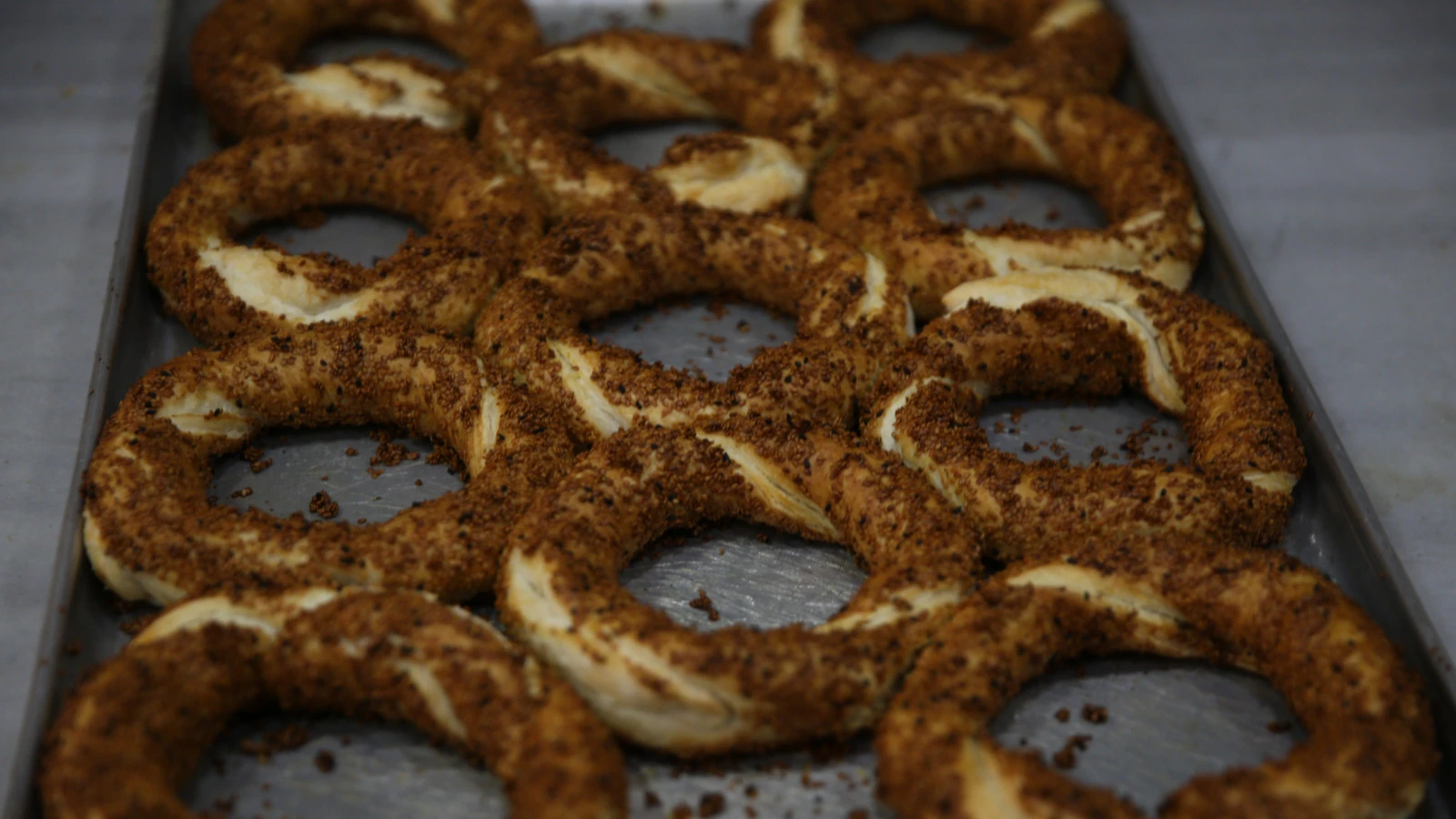 Ordu’da hamsili simit, müşterilerden büyük ilgi gördü