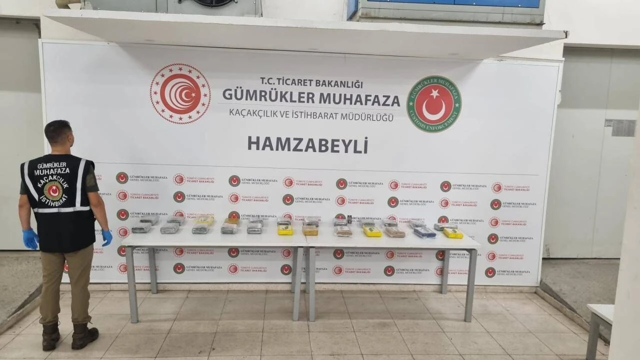 Edirne’de 174 kilogram uyuşturucu ele geçirildi