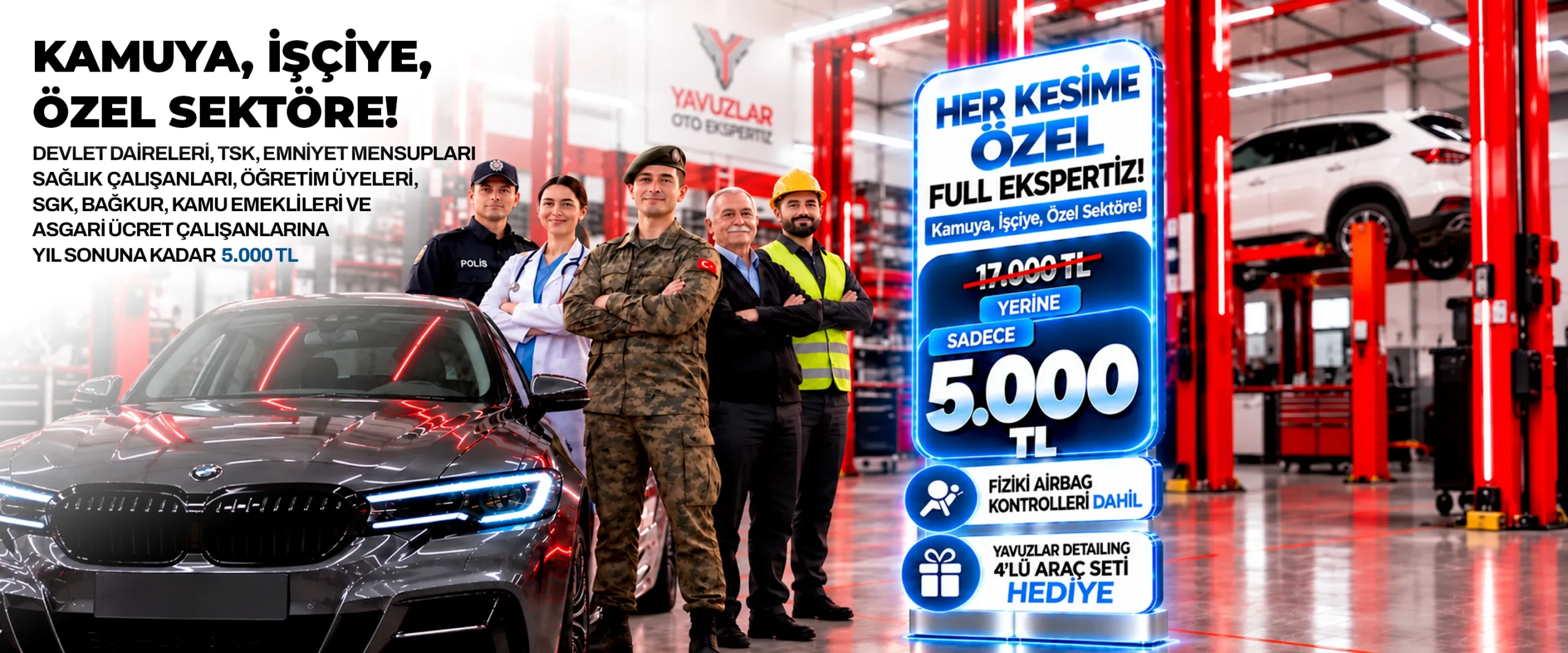 Kamu Personeline Özel Full Ekspertiz Fırsatı Başladı