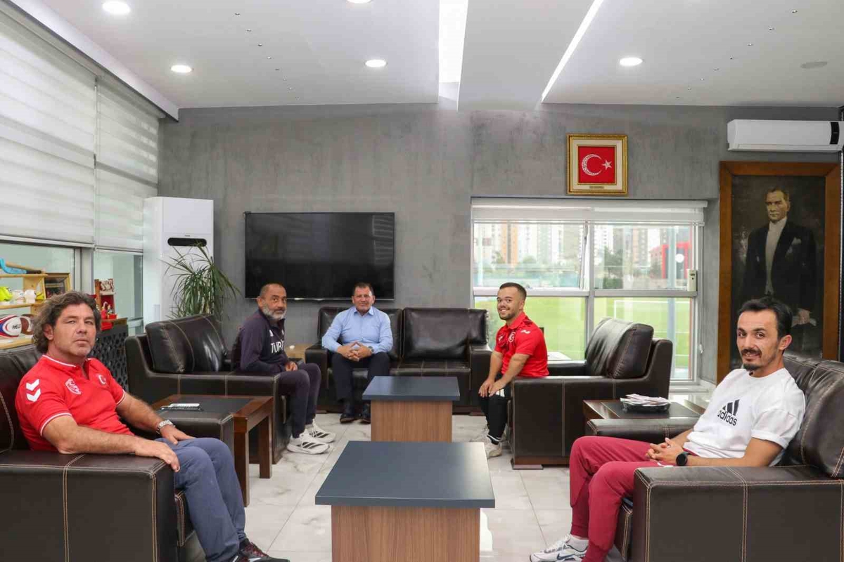 Milli halterci Çağdaş Kaya’dan şampiyona öncesi ziyaret