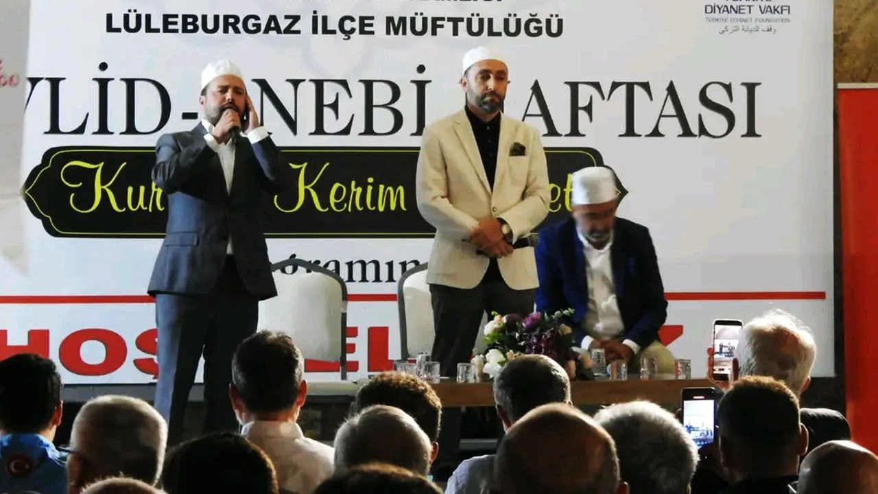 Lüleburgaz’da Kur’an ziyafeti programı düzenlendi