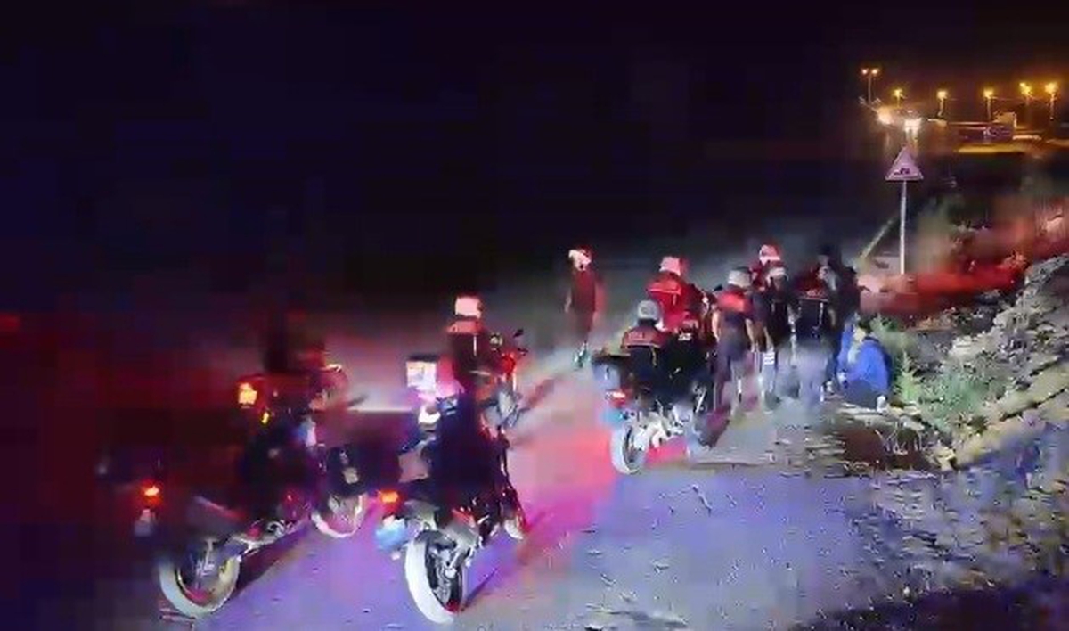Malatya’da motosikletli polisler asayiş uygulaması