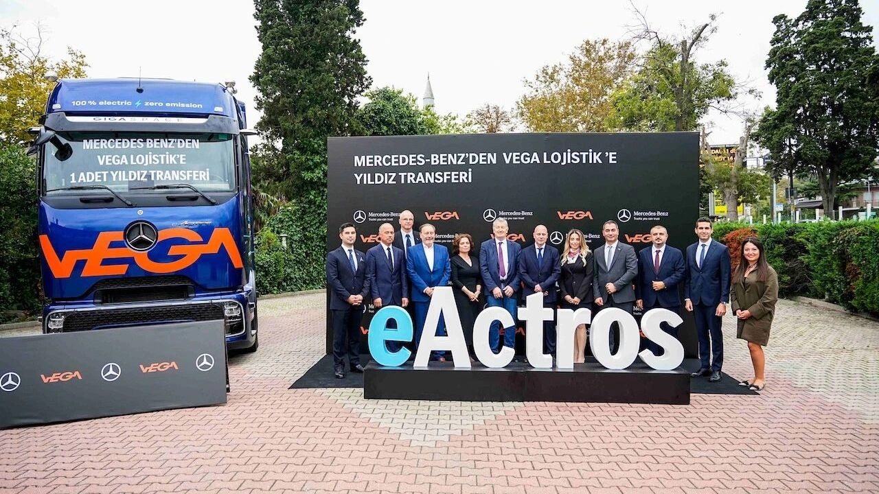Mercedes-Benz eActros 600 Vega Lojistik filosuna katıldı