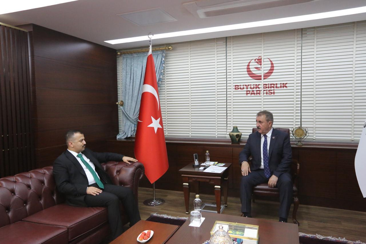 Mustafa Destici, Ahmet Ağca ile Türkmenleri görüştü