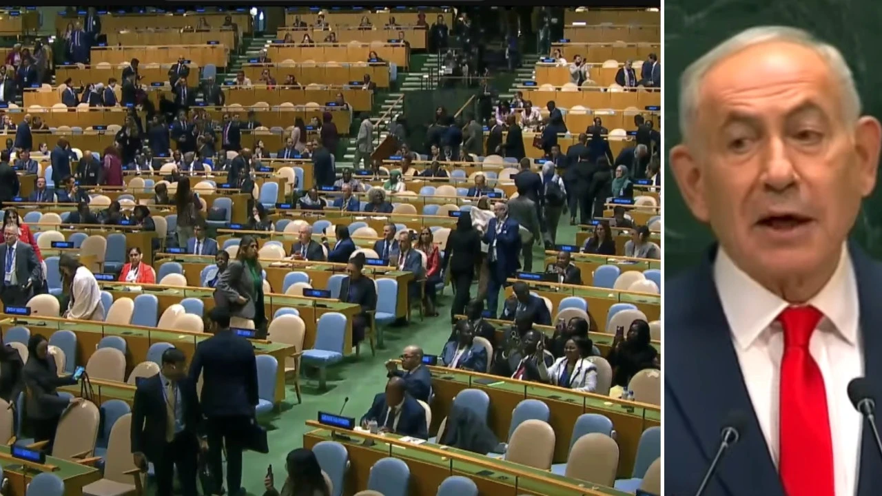 Netanyahu’ya BM’de protesto: Heyetler salonu terk etti