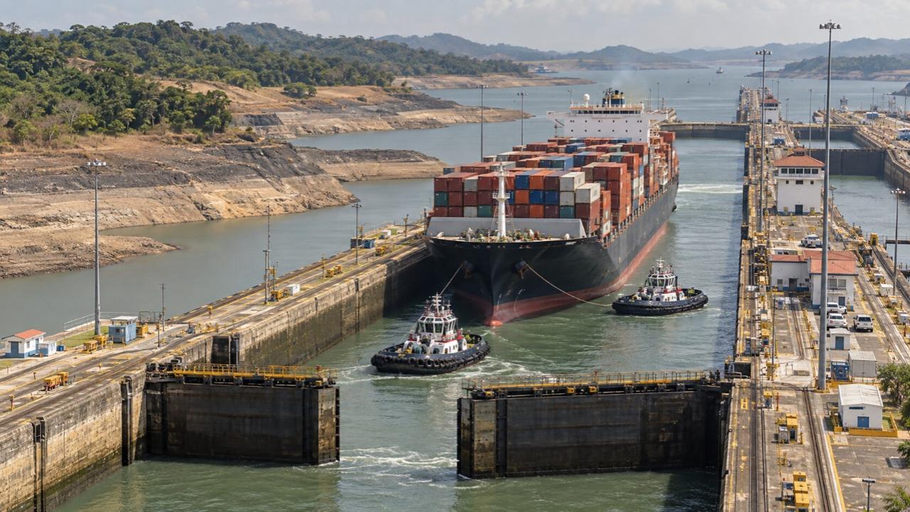 Panama Kanalı geçişleri ekimde 29,5 gemiye düşecek