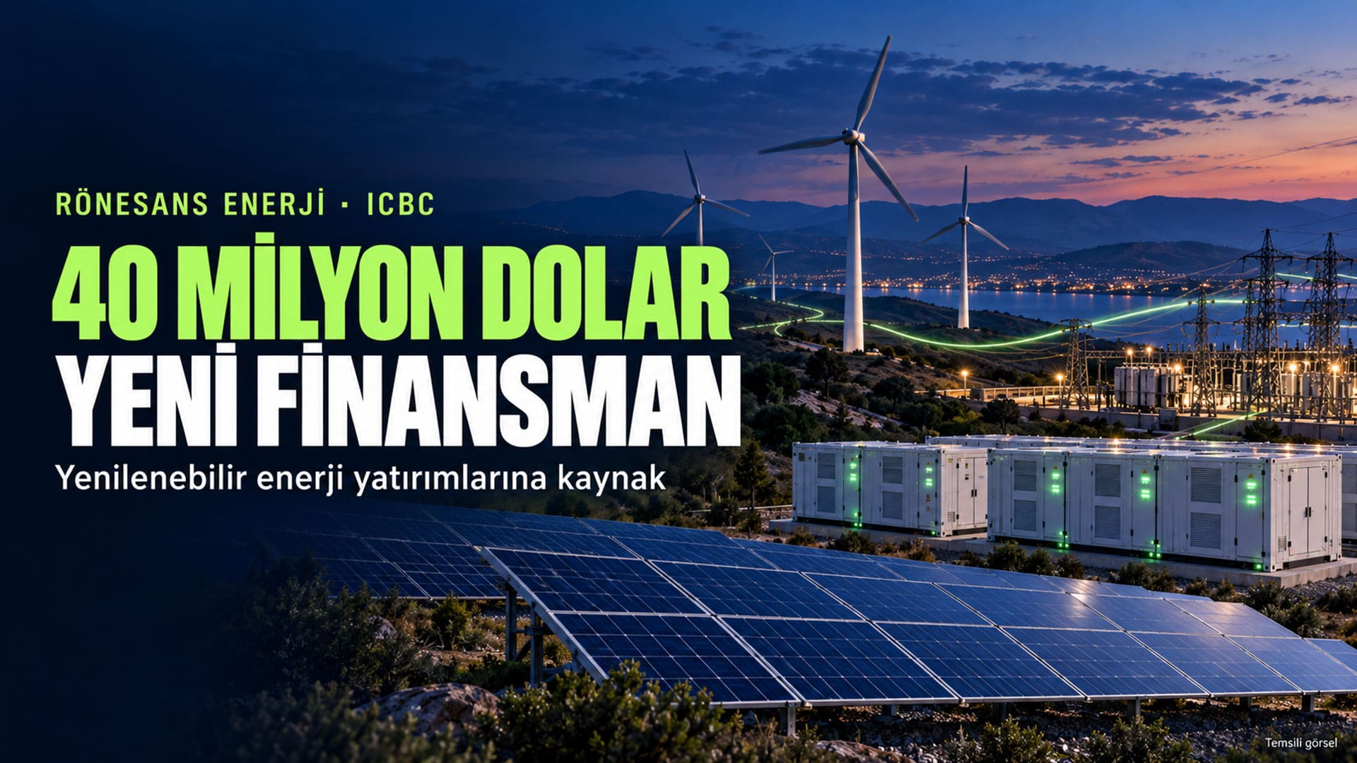 Rönesans Enerji finansman anlaşması: 40 milyon dolar