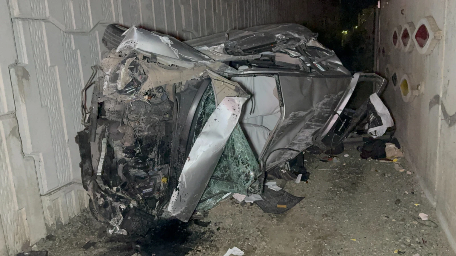 Samsun’da otomobil takla attı: Kazada 2 kişi yaralandı