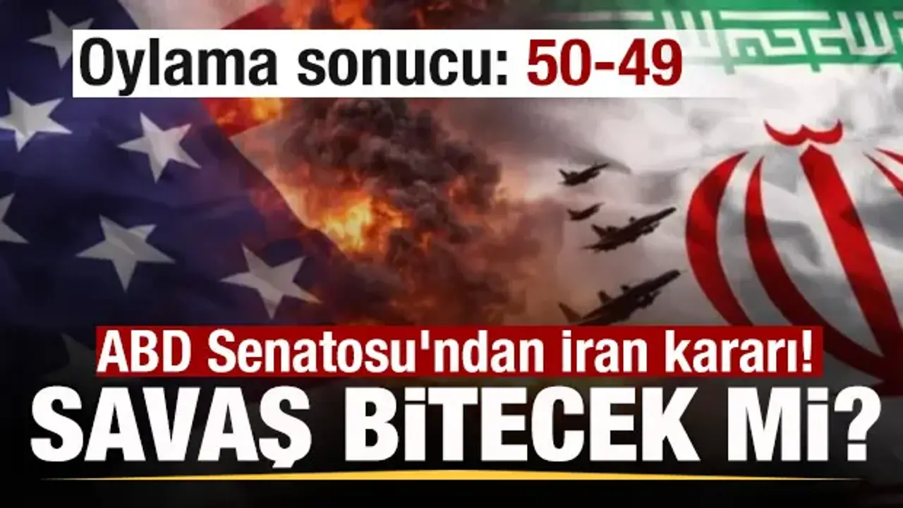 ABD Senatosu İran kararı: Tasarı 50-49 reddedildi