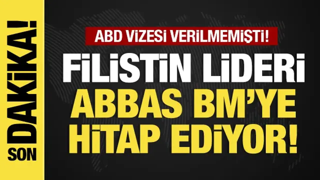 Mahmud Abbas BM Genel Kurulu’na video mesajla hitap etti