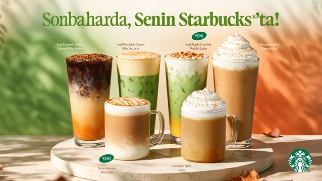 Starbucks sonbahar menüsü yeni lezzetlerle dönüyor