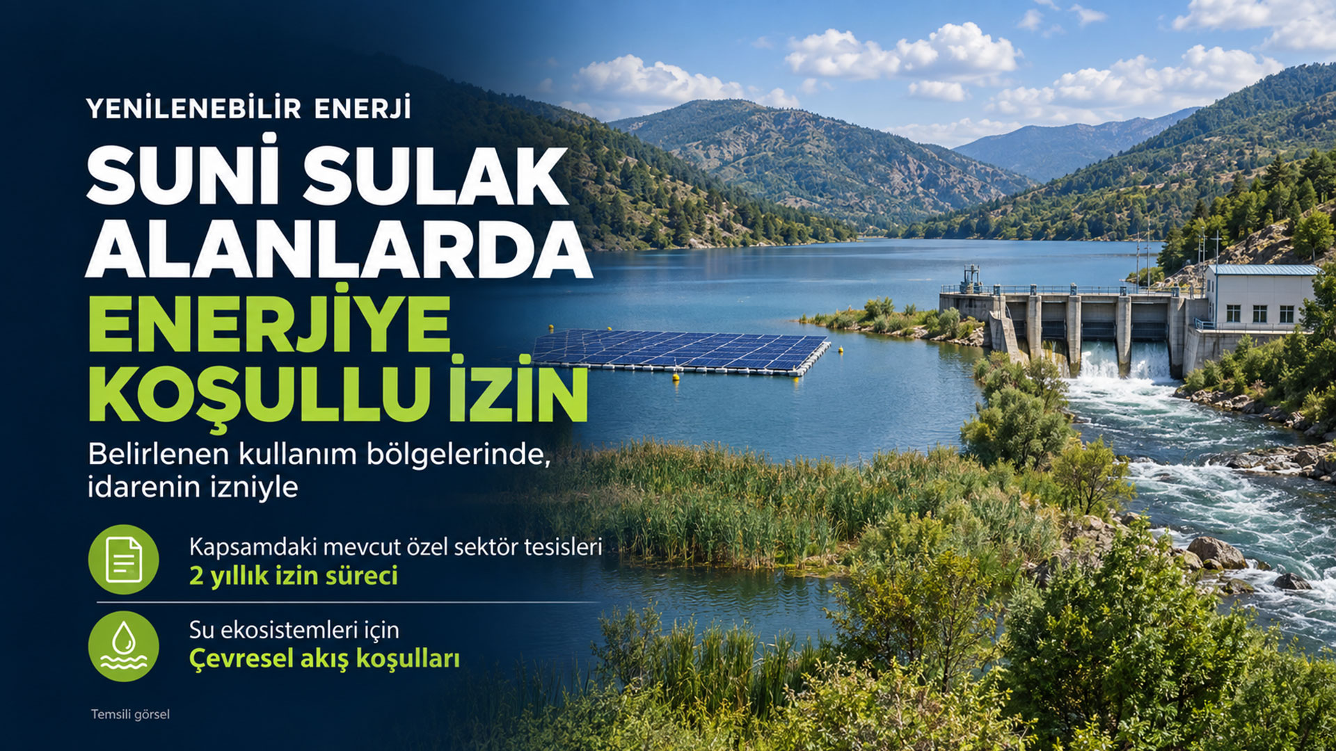 Suni sulak alanlarda enerji yatırımlarına yeni izin çerçevesi
