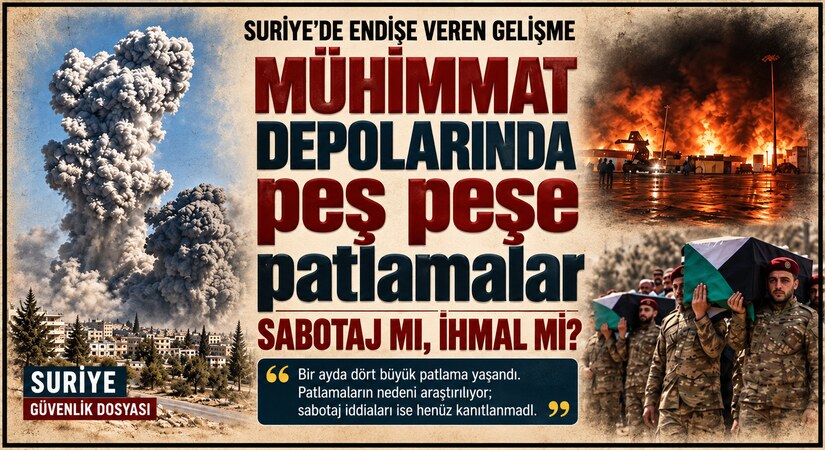 Suriye’de mühimmat deposu patlamaları: İhmal mi?