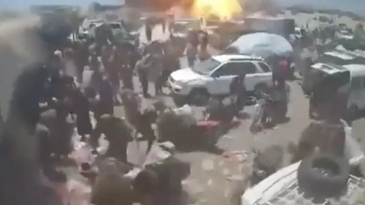 Yemen Taiz’de halk pazarı patlaması: Panik yaşandı