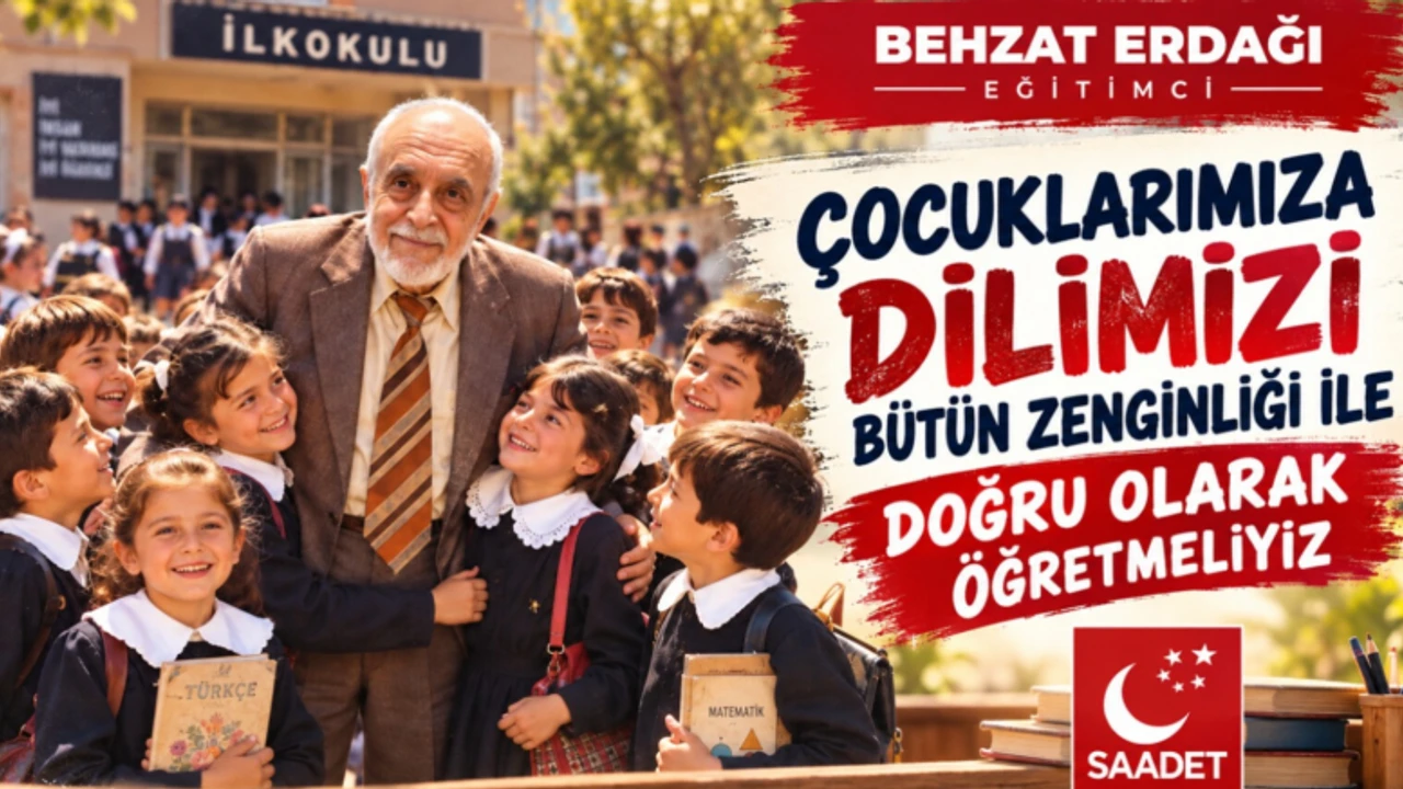 Türk Dil Bayramı’nda Erdağı’dan dil ve eğitim mesajı
