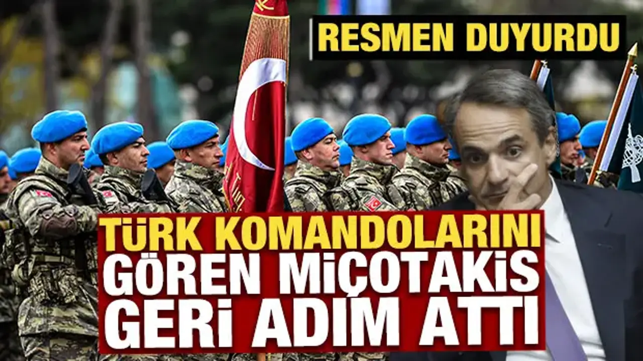 Türk komandoları sonrası Miçotakis’ten tansiyon mesajı