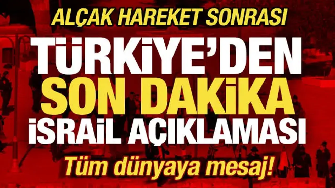 Türkiye’den Mescid-i Aksa baskınına sert açıklama