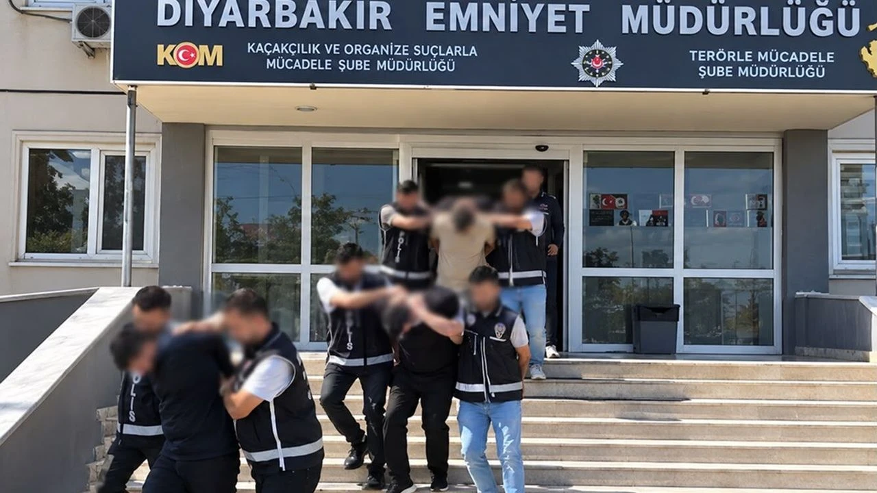 Diyarbakır’da Daltonlar yapılanmasına operasyon: 8 tutuklu